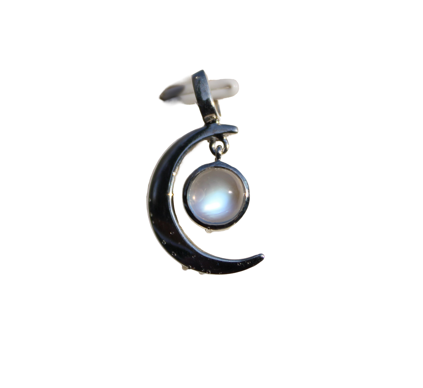 Enchanting Moonstone Crescent Pendant